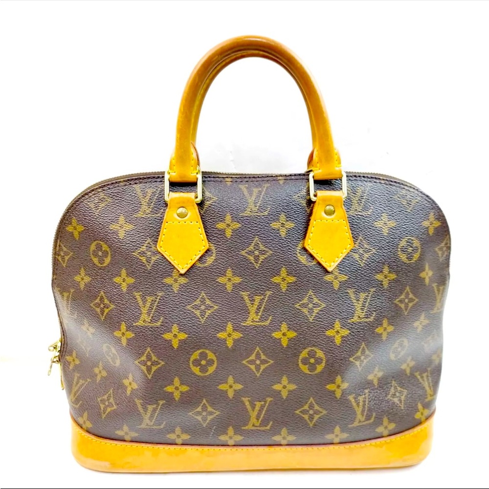 Louis Vuitton LV Hand Bag  Alma Brown Monogram Made in France 🇫🇷